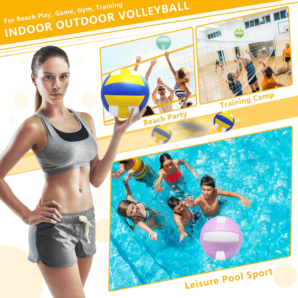 Magicorange indoor-outdoor-use volleyball for versatile play