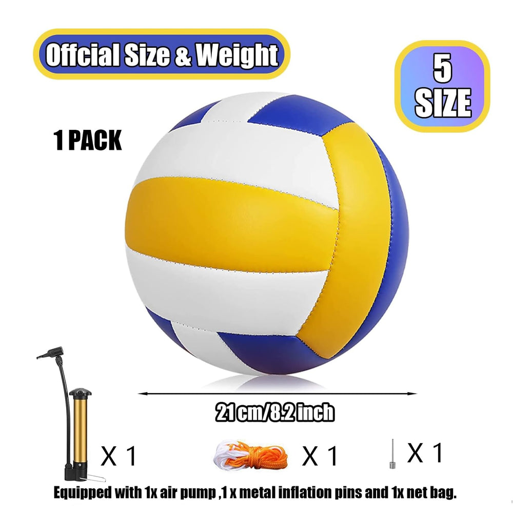 Magicorange soft-touch-pu-leather volleyball with comfortable grip for serves