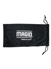 MAGID Y50 safety glasses showing permanent side shields for peripheral protection