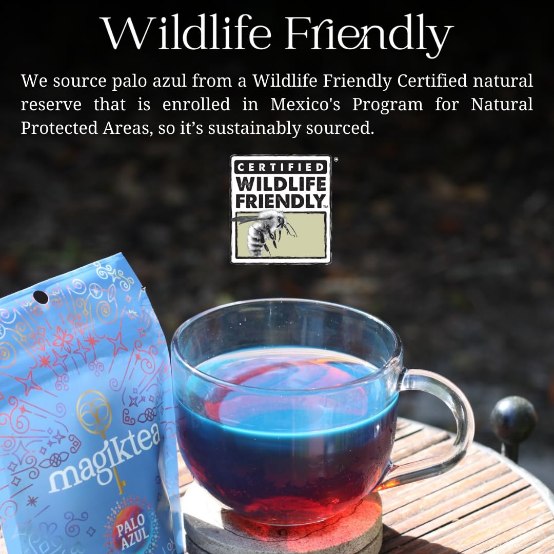Magiktea Palo Azul alkaline brew delivers a silky earthy cup