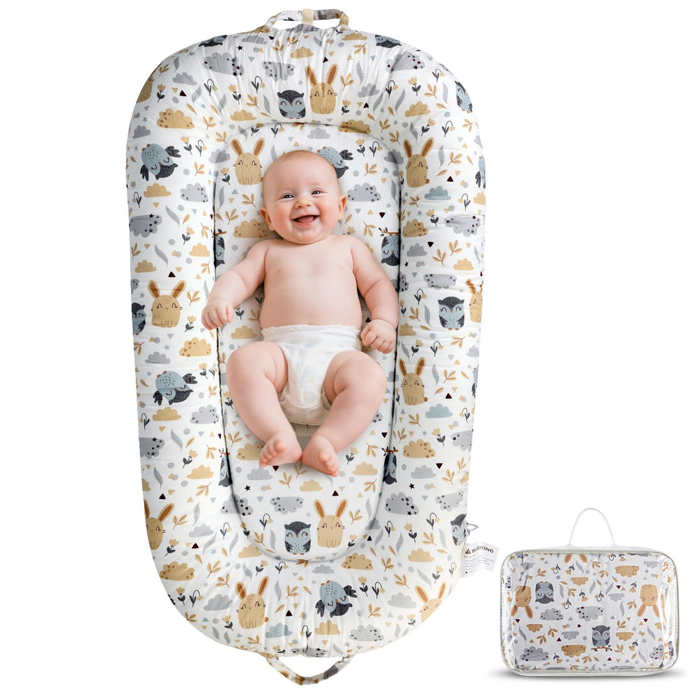 MAGINP Baby Lounger travel-lightweight design supports on-the-go parenting