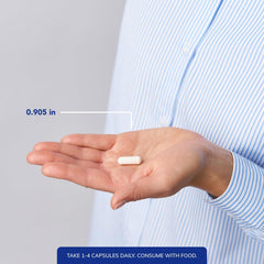 Magnesium Citrate bottle pour illustrating convenient daily dosage.