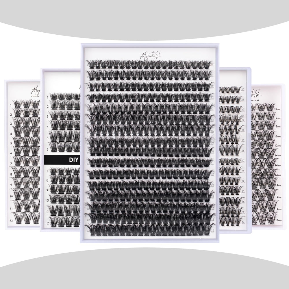 Magnetic SL precision lash tweezers for clean lash placement.