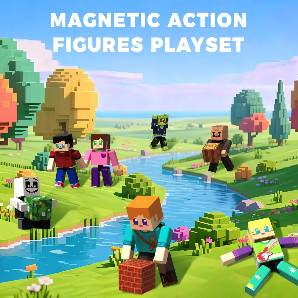 Magneverse figure captured mid-run to spark dynamic storytelling