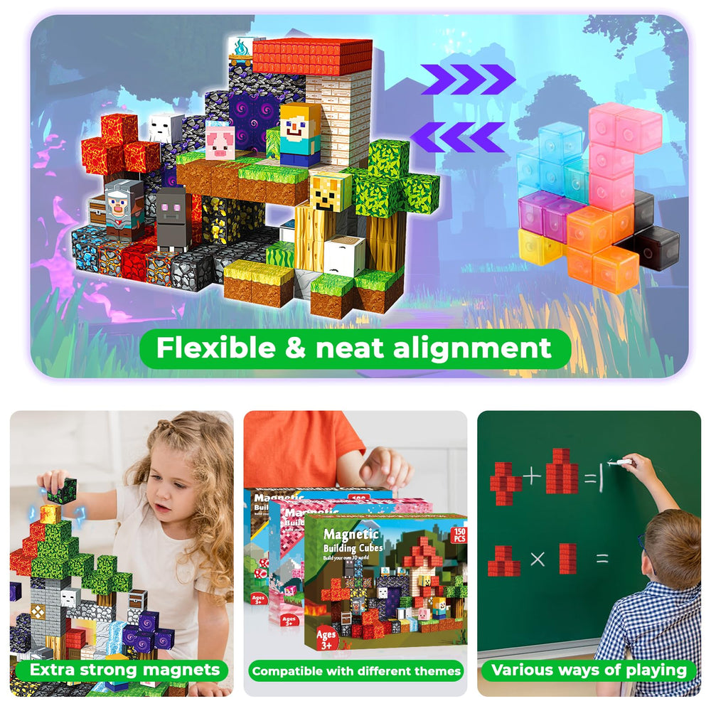 Magneverse safe durable blocks with non-toxic materials and smooth edges.