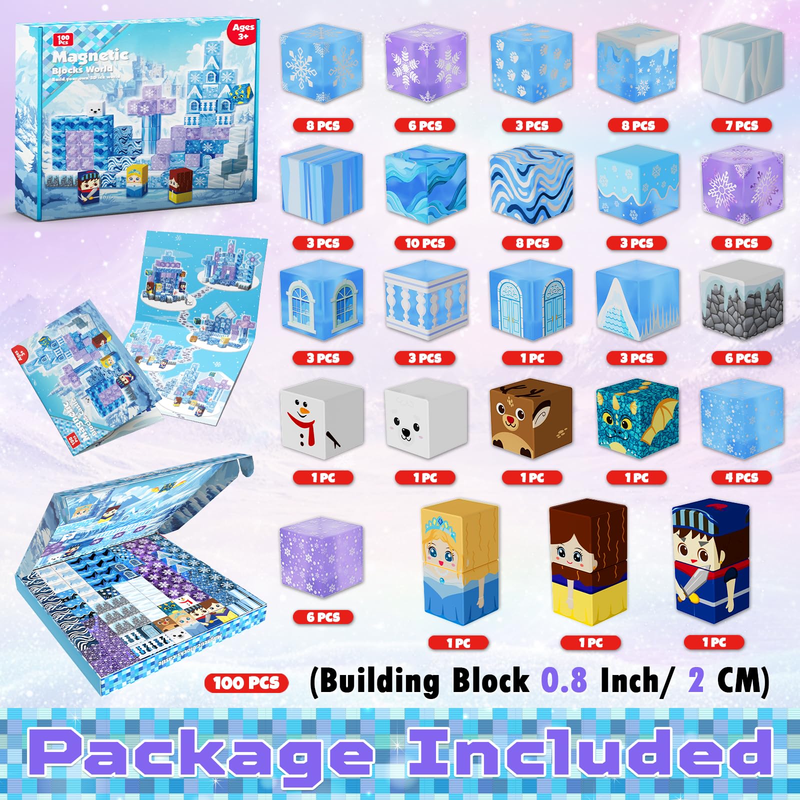 Magneverse blocks are safe and smooth for little hands and creative play.