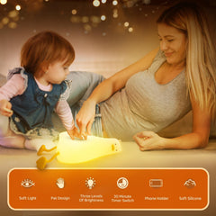 MAGOHMT duck lamp with 3-level dimming for adjustable ambience
