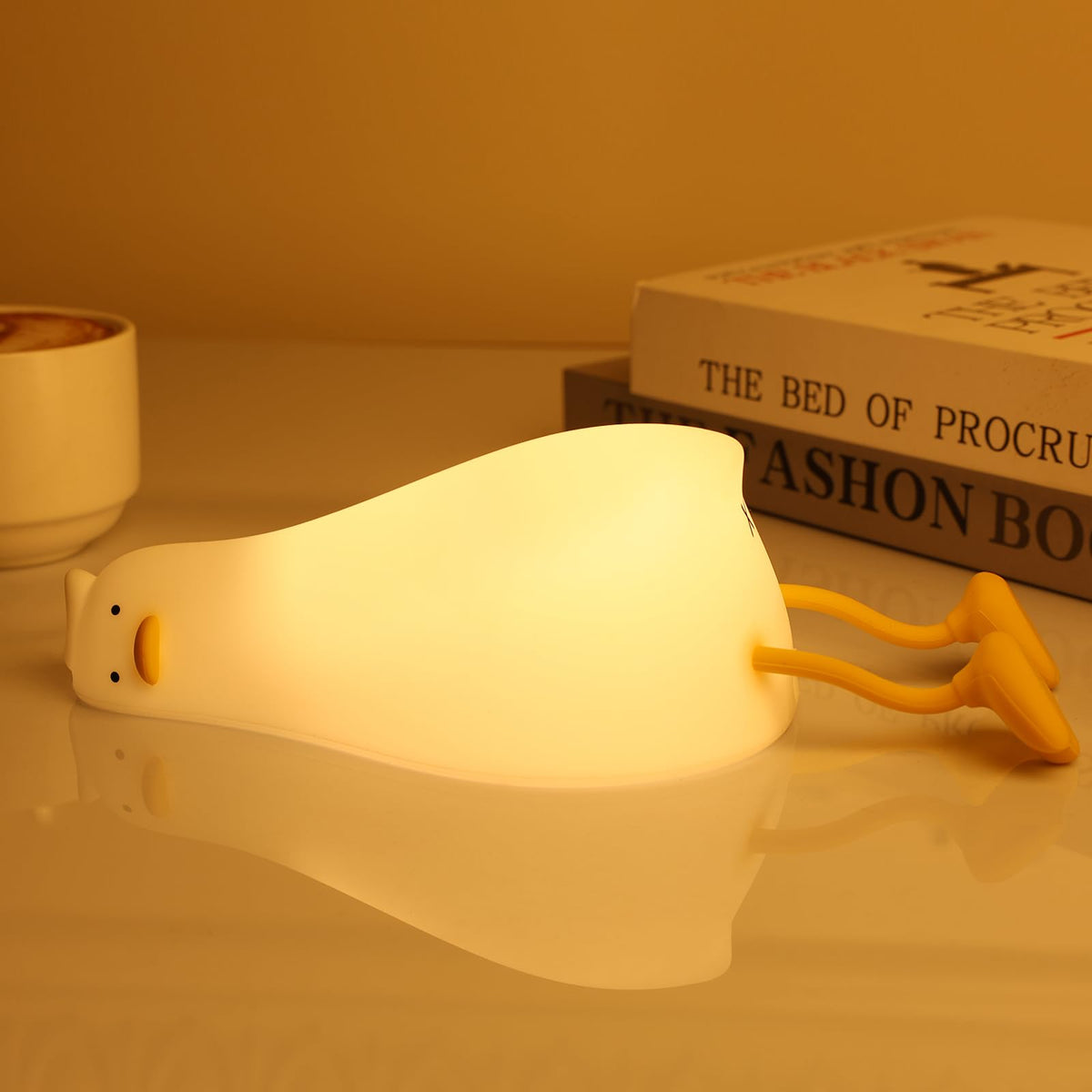 MAGOHMT duck lamp with rechargeable night light for nursery use