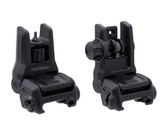 Magpul MBUS 3 front sight folded for compact carry and low-profile setup.