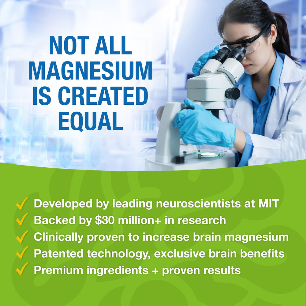 Magtein made in USA packaging emphasizes quality materials.