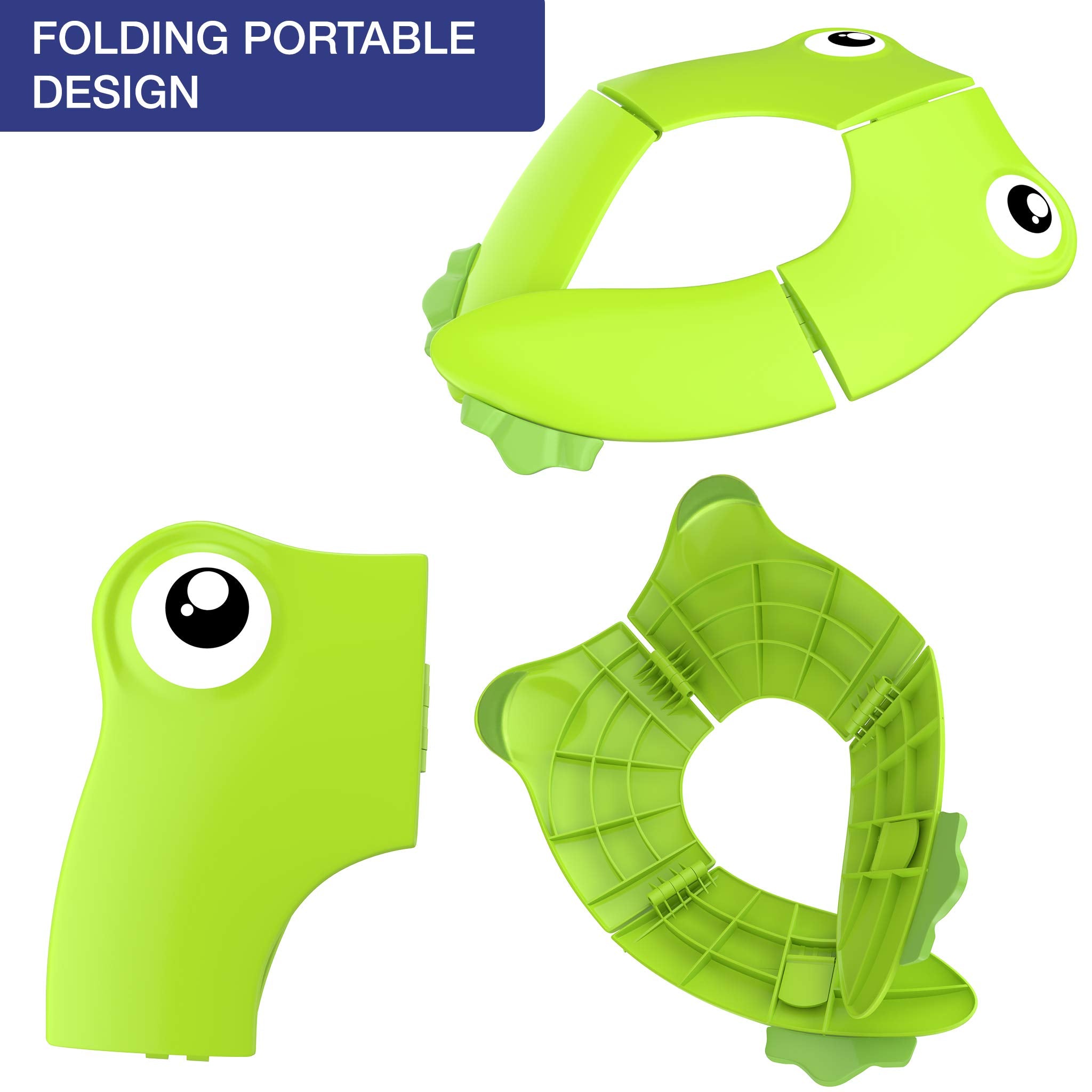 MAGTiMES easy-clean compact potty seat eases post-use cleanup.