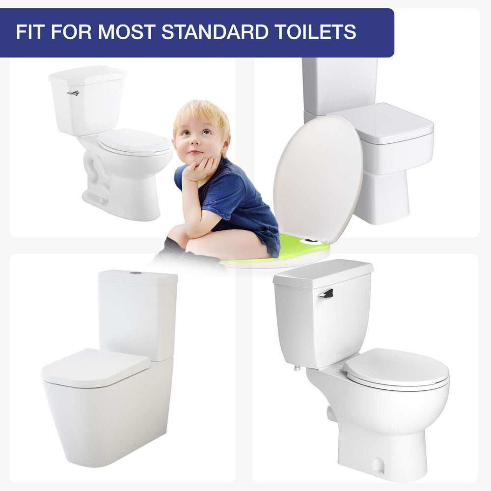 MAGTiMES foldable toddler potty seat for easy packing in luggage.