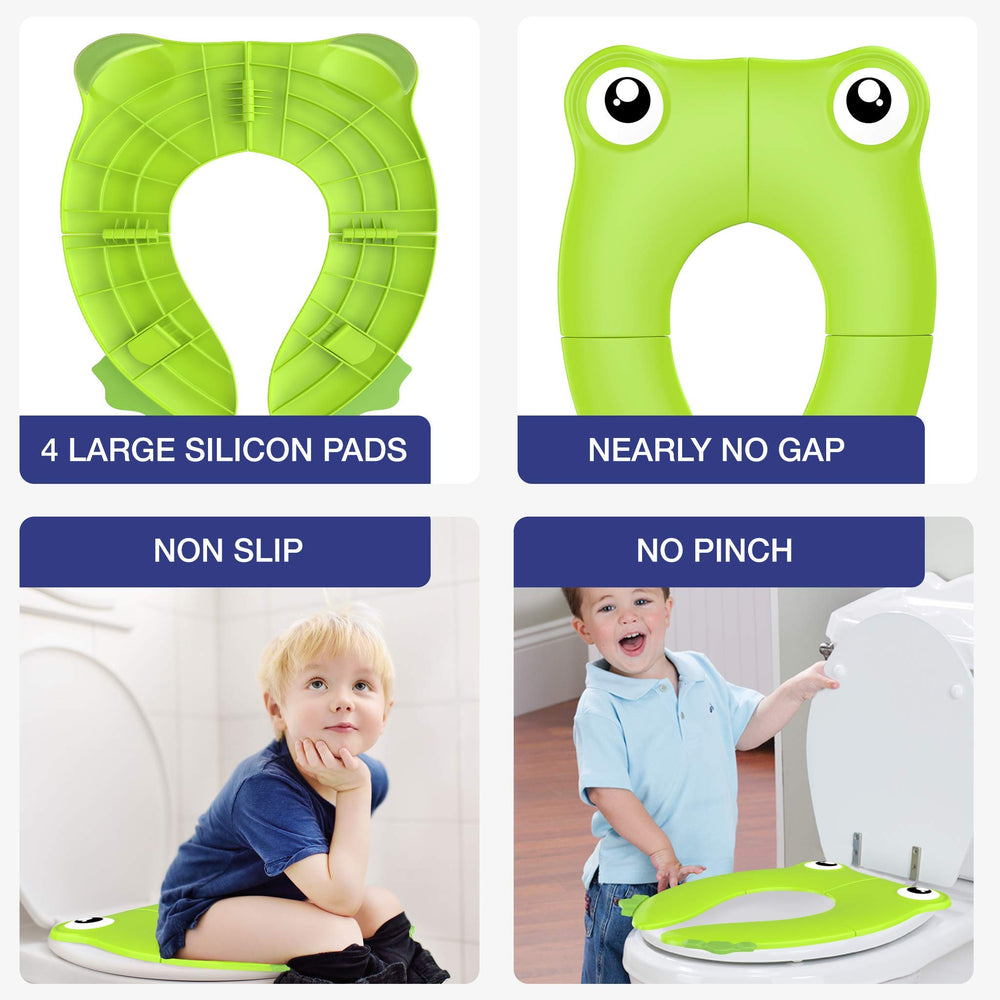 MAGTiMES non-slip silicone pads prevent shifting on any toilet surface.