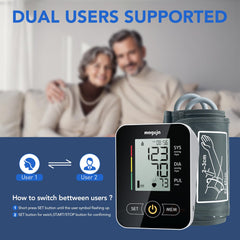 Maguja BP monitor classifies readings using WHO/ISH guidelines.