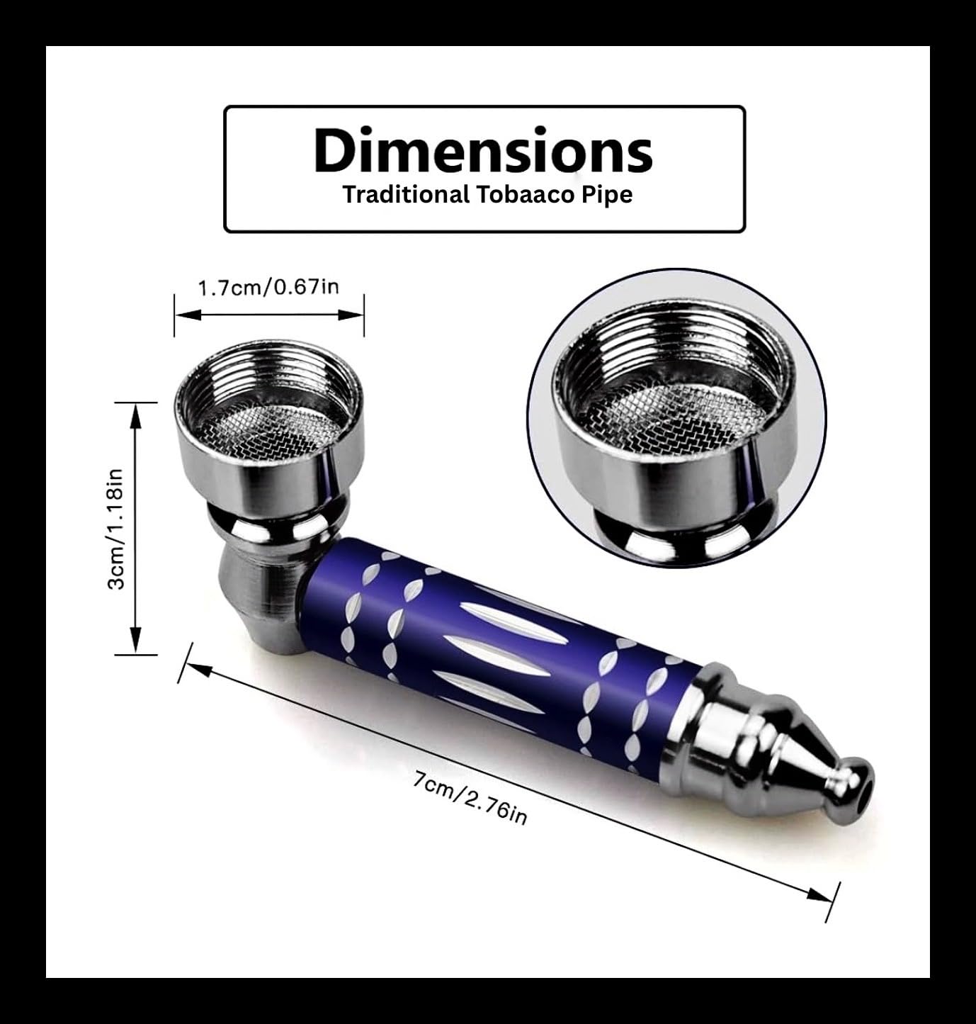 MAHAE durable materials ensure long-lasting tobacco pipe set.