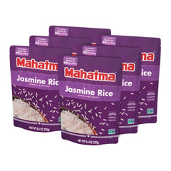 Mahatma Ready to Heat Jasmine Rice pack for quick, flavorful weeknights.