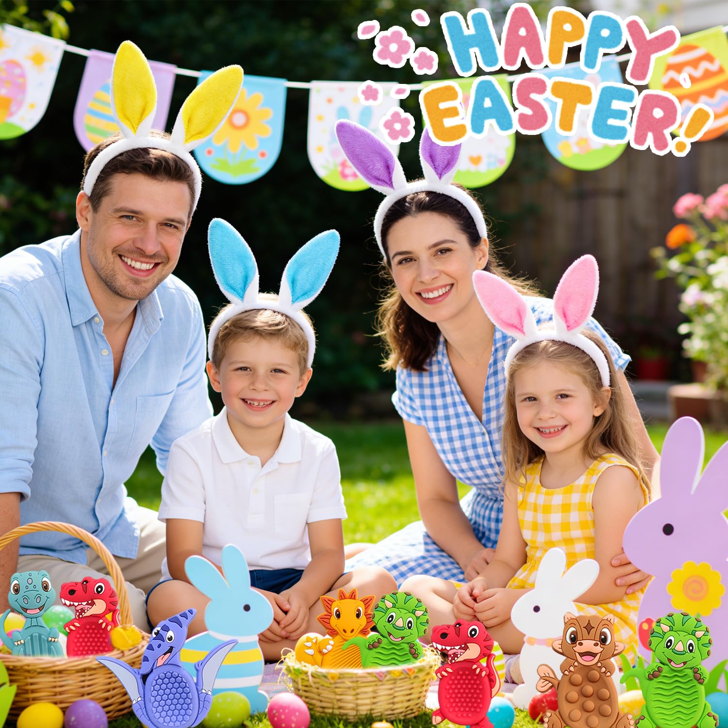 MAHMLOW Easter basket stuffer dinosaur packaging showcases kid-friendly gift idea.