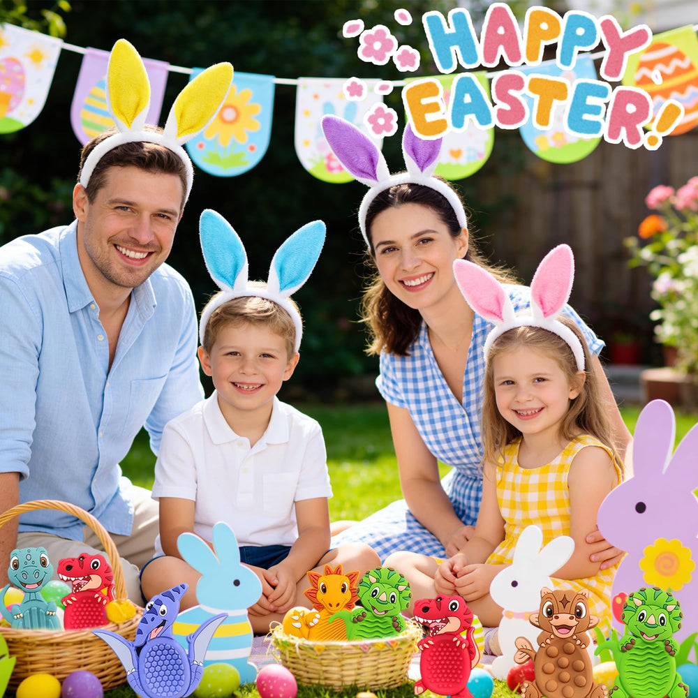 MAHMLOW Easter basket stuffer dinosaur packaging showcases kid-friendly gift idea.