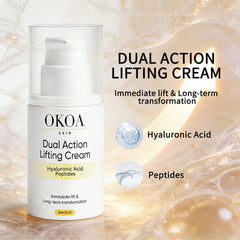 Maidlure OKOA Skin texture shot of rich hydrating cream on skin