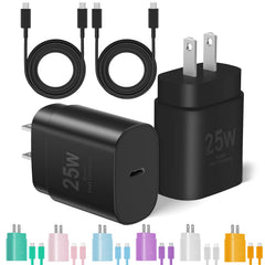MAILESI 25W Type-C charger enables rapid charging for compatible devices.