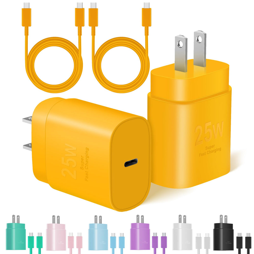 MAILESI 25W Type-C charger block powering phones quickly and safely.