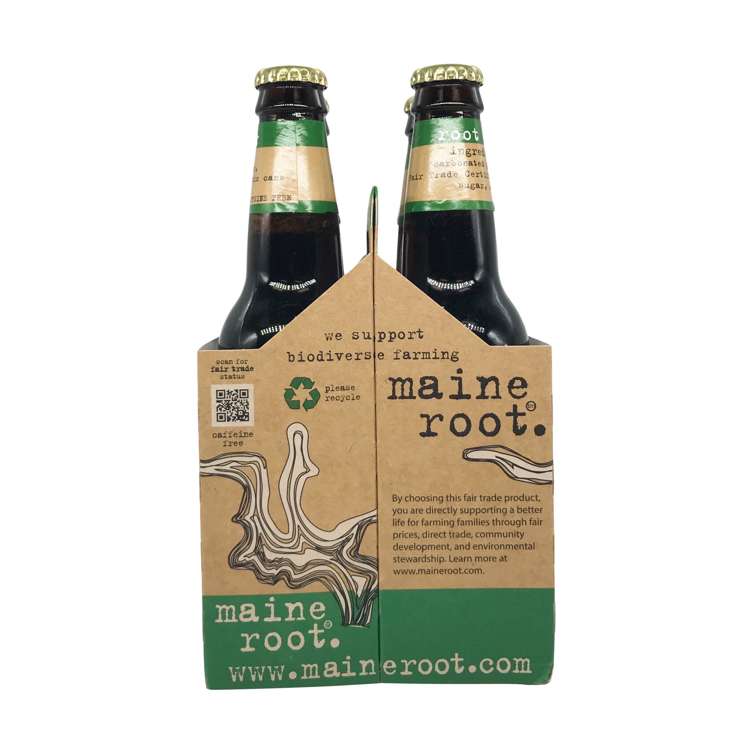Maine Root Beer family enjoying a caffeine-free, naturally flavored soda.