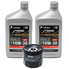Maintenance synthetic blend 10W30 oil bottle pour for Kohler engine lubrication