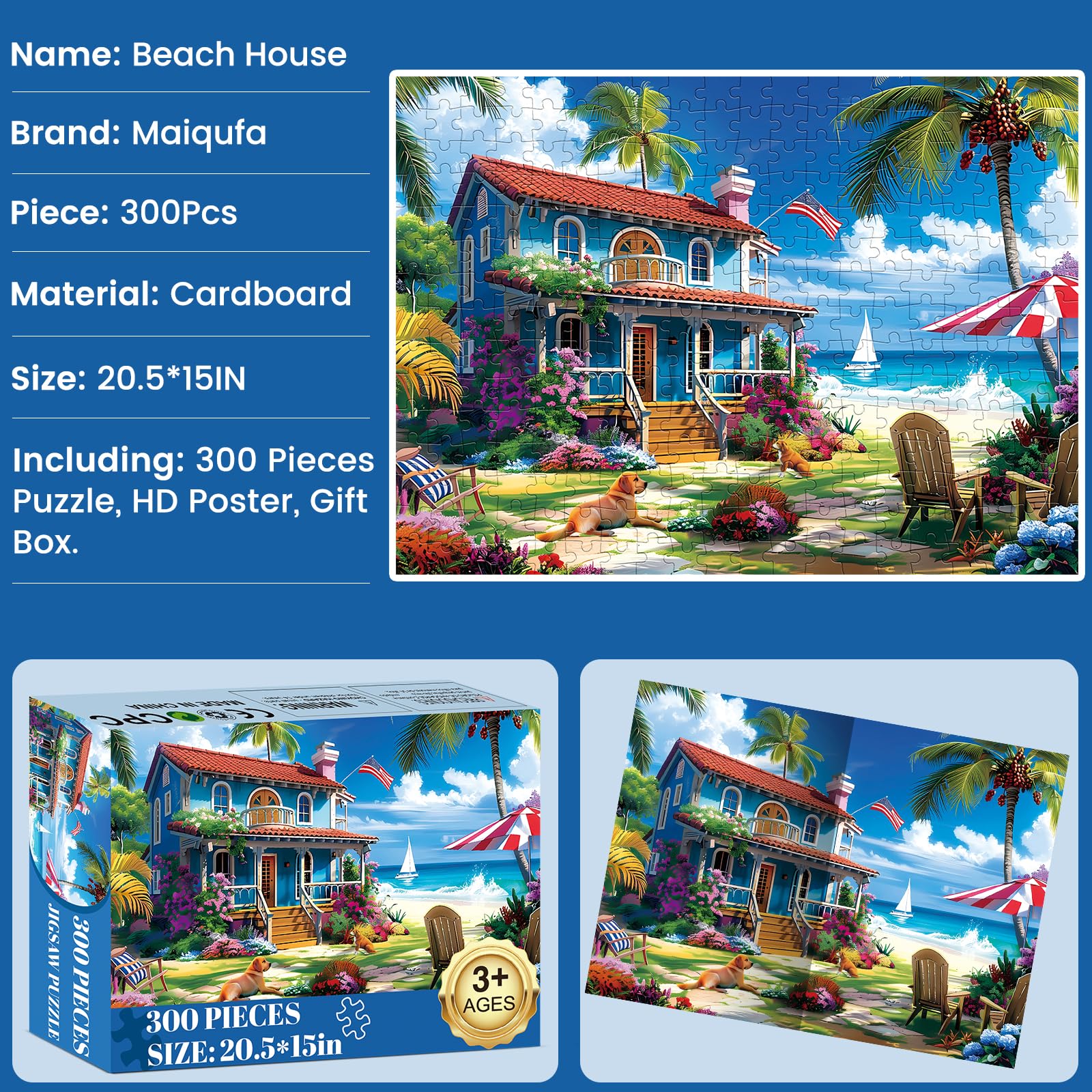 Maiqufa anti glare finish keeps colors vibrant during play