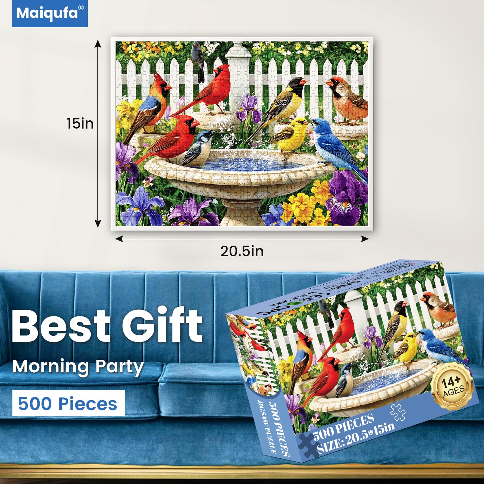 Maiqufa blooming flowers puzzle, immersive relaxing pastime amid blossoms