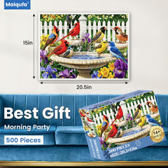Maiqufa blooming flowers puzzle, immersive relaxing pastime amid blossoms