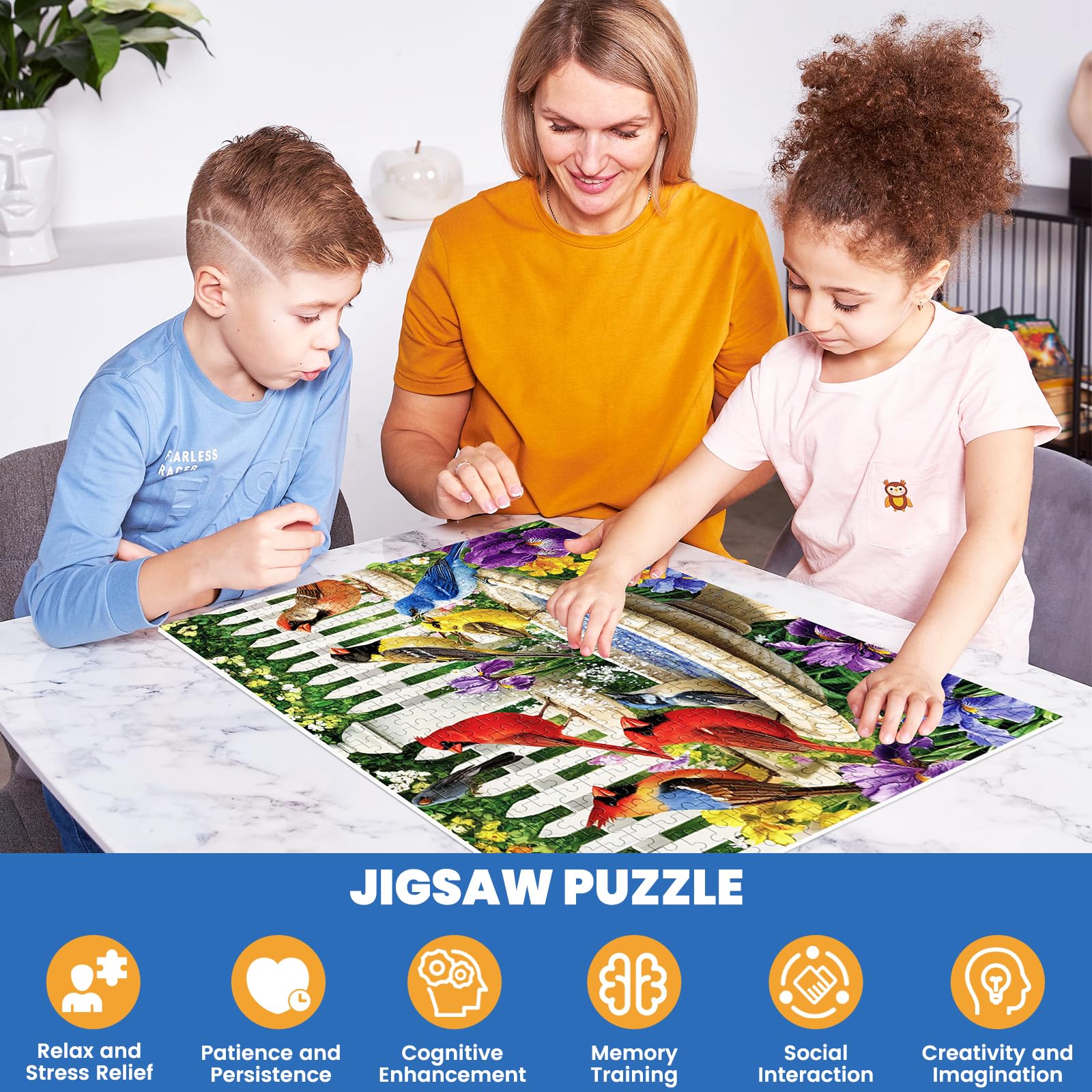 Maiqufa finished art puzzle, display-worthy wall art after completion