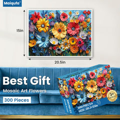 Maiqufa puzzle includes an HD reference poster to guide assembly.
