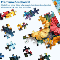 Maiqufa laser-cut precision puzzle pieces ensure snug fits and smooth assembly.