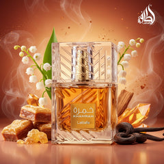 Maison Alhambra Khamrah dates accord note, gourmand hint for evenings.