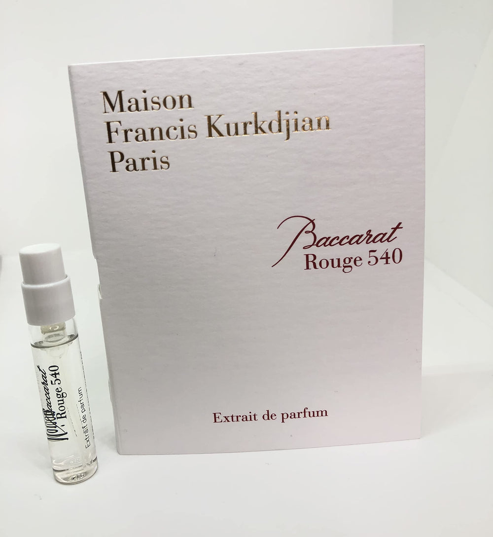 Baccarat Rouge 540 perfume extract 2ml vial for on-the-go fragrance trials