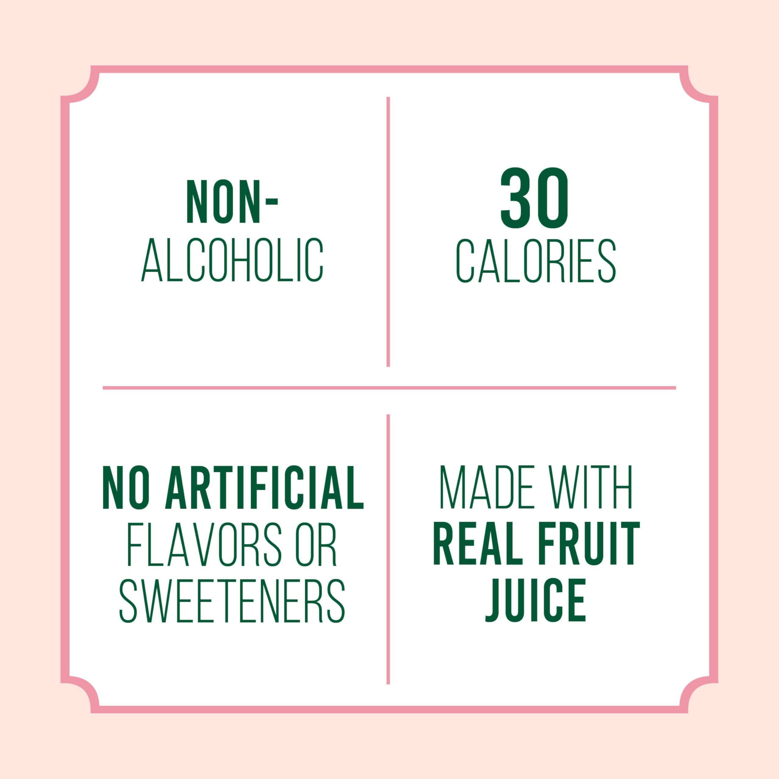 Maison Perrier Chic Peach Spritzer pour, light and refreshing.