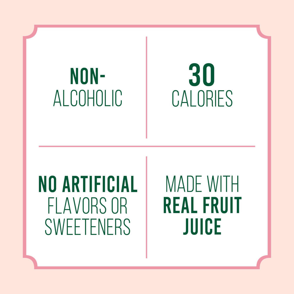 Maison Perrier Chic Peach Spritzer pour, light and refreshing.