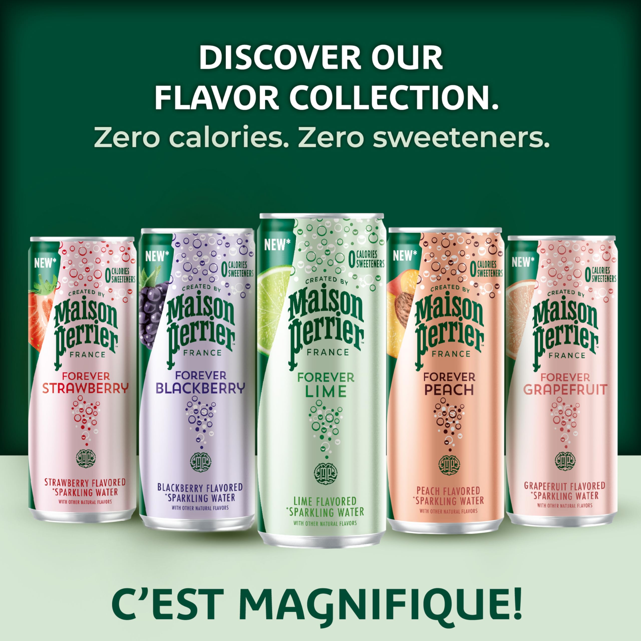 Maison Perrier Forever Lime on-the-go can fits bags and desks.