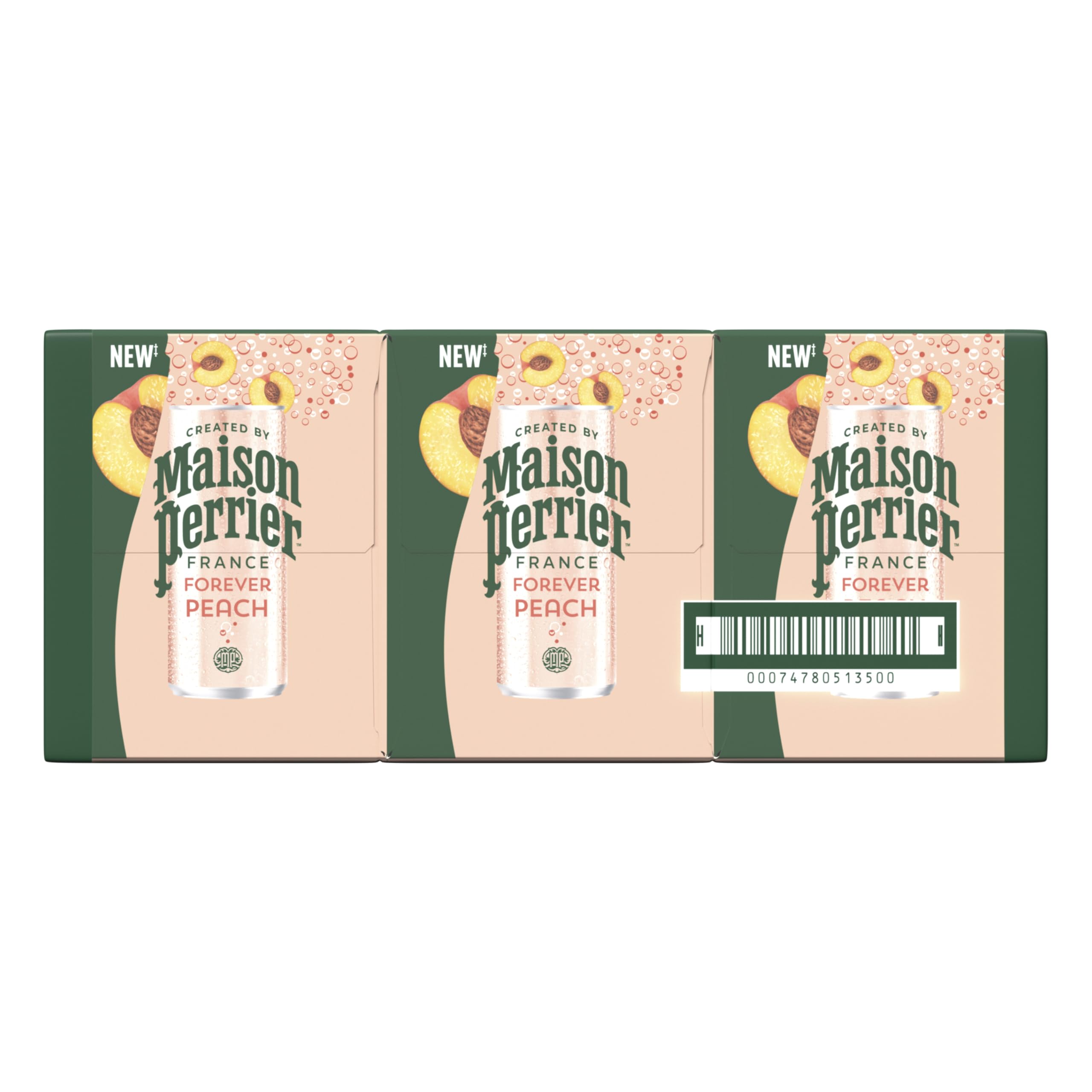 Zero calories and no sweeteners in Maison Perrier Forever Peach.