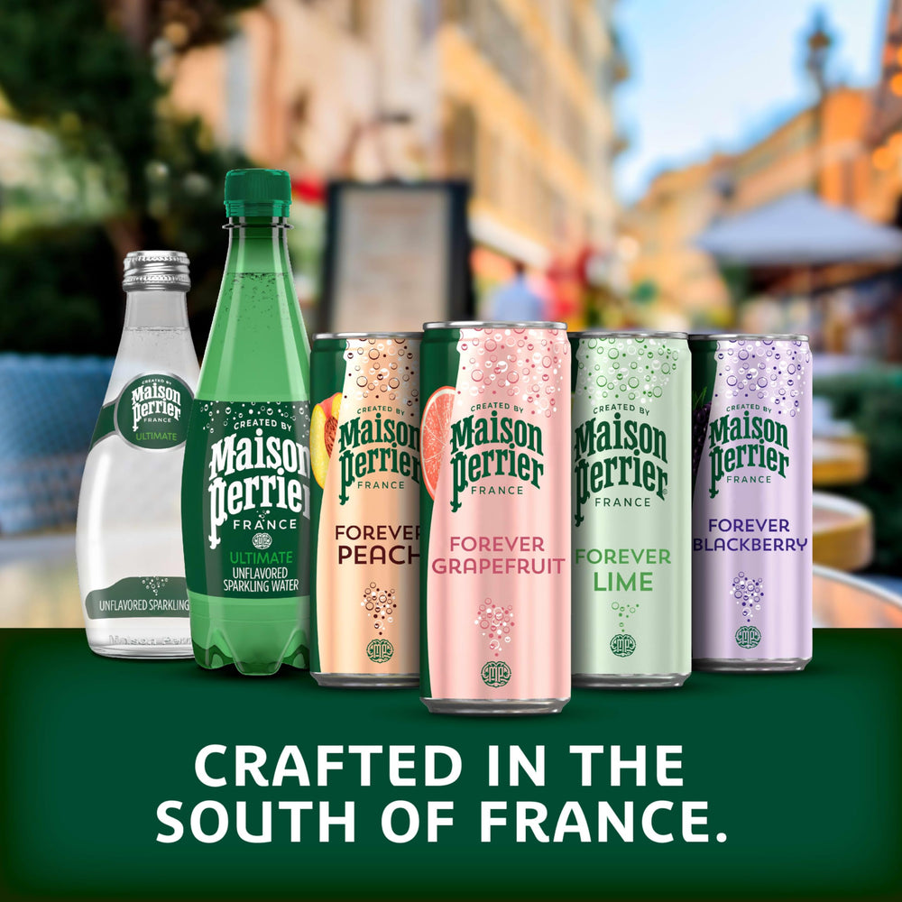 Maison Perrier Ultimate fridge-ready bottle best served slightly chilled.