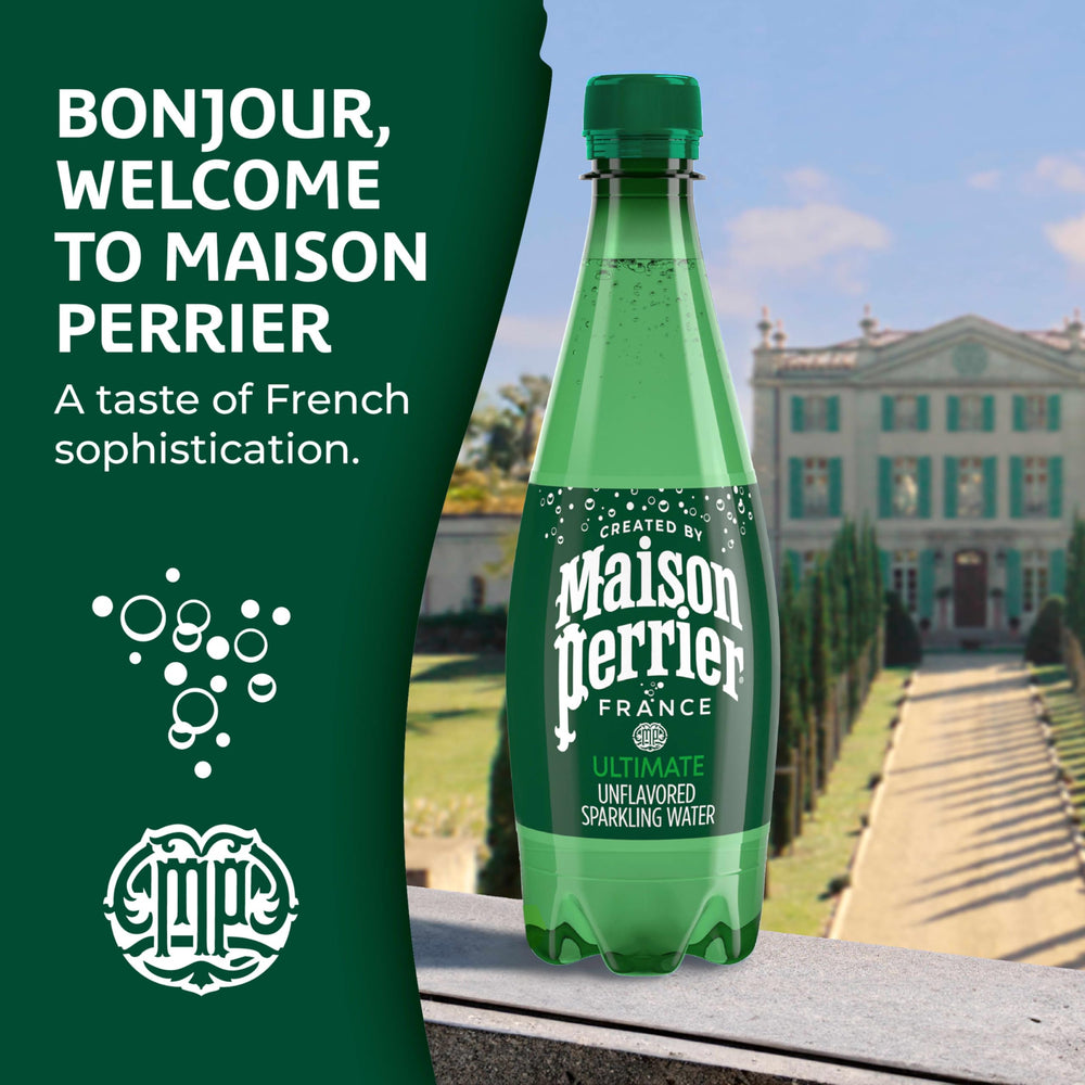 Maison Perrier Ultimate six-pack offers convenient premium refreshment for sharing.