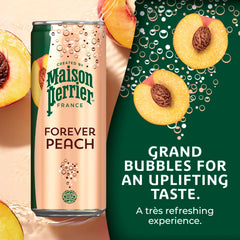 Vergeze, France bottling scene preserving premium flavor and carbonation.
