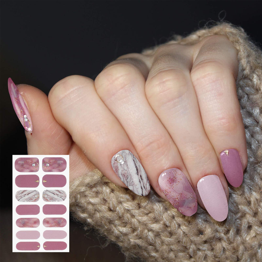 Maitys DIY manicure kit supports easy peel-and-apply applications.