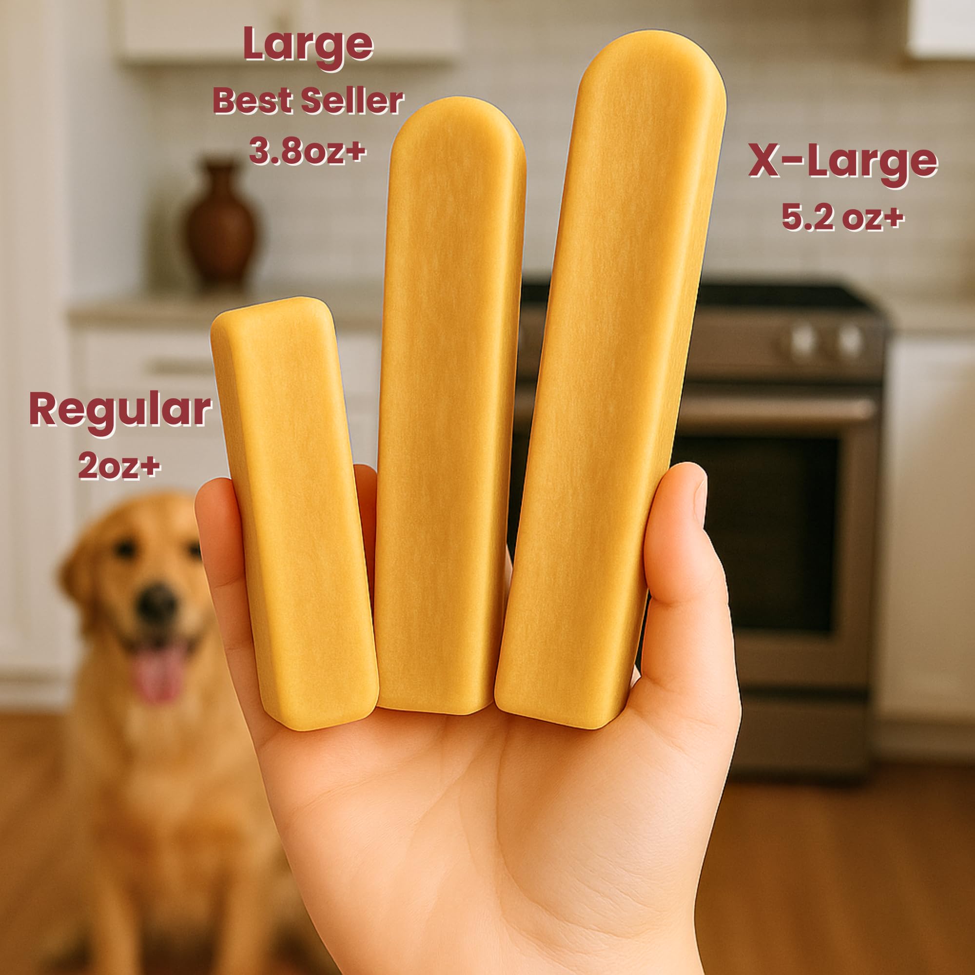 Majestic Pet Himalayan cheese chews gluten-free and lactose-free suitable for sensitive diets