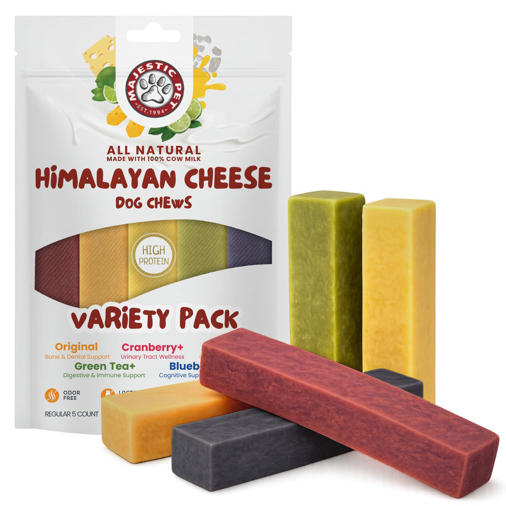 Majestic Pet Himalayan Cheese Dog Chews pack for long-lasting chewing for medium to large dogs