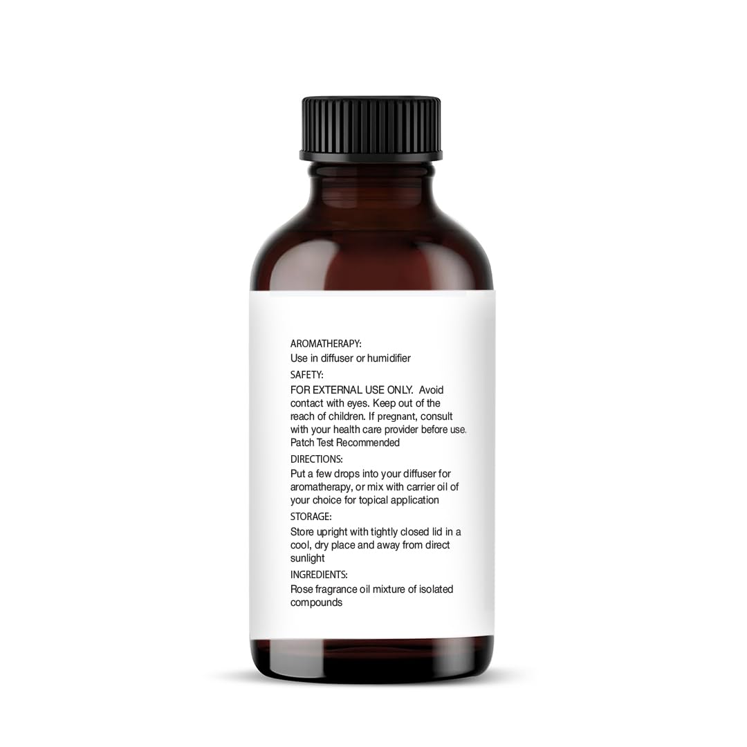 Majestic Pure Rose Oil amber glass bottle preserving potency