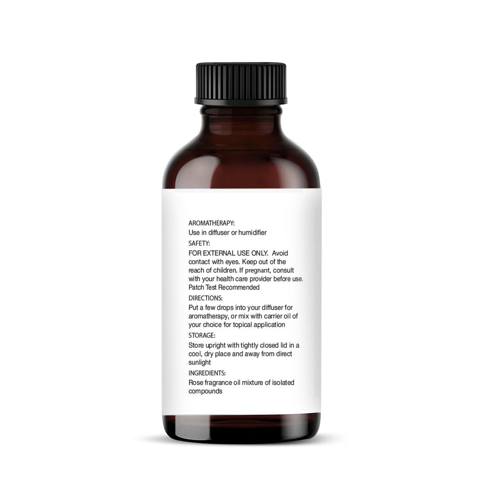 Majestic Pure Rose Oil amber glass bottle preserving potency