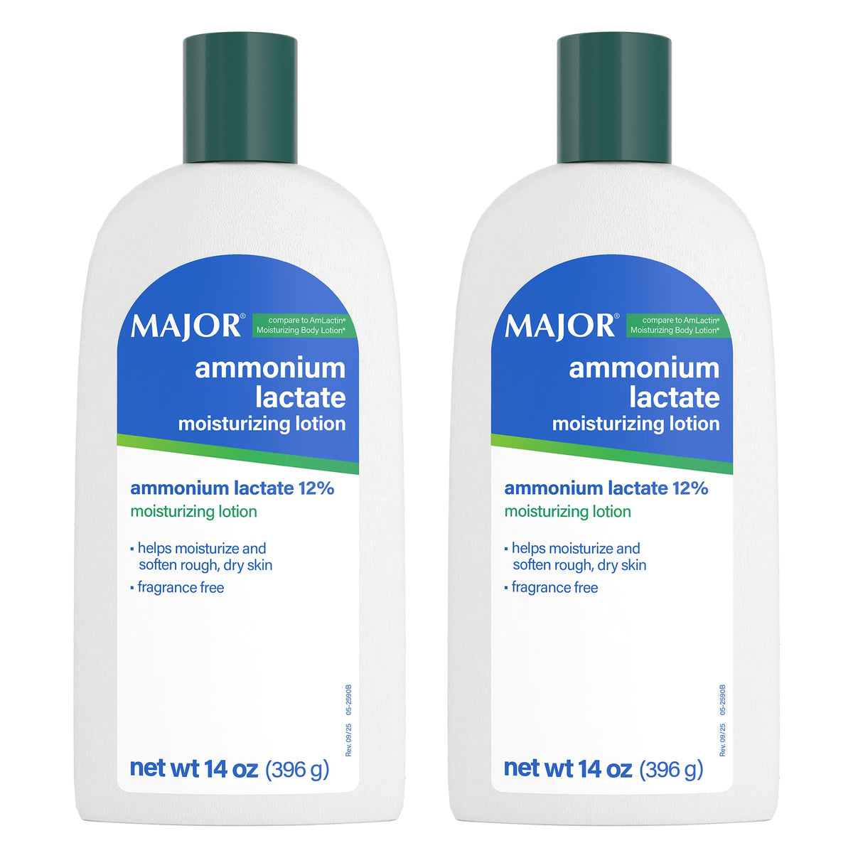 Major Ammonium Lactate 12% lotion bottle-fragrance-free hydration for dry skin