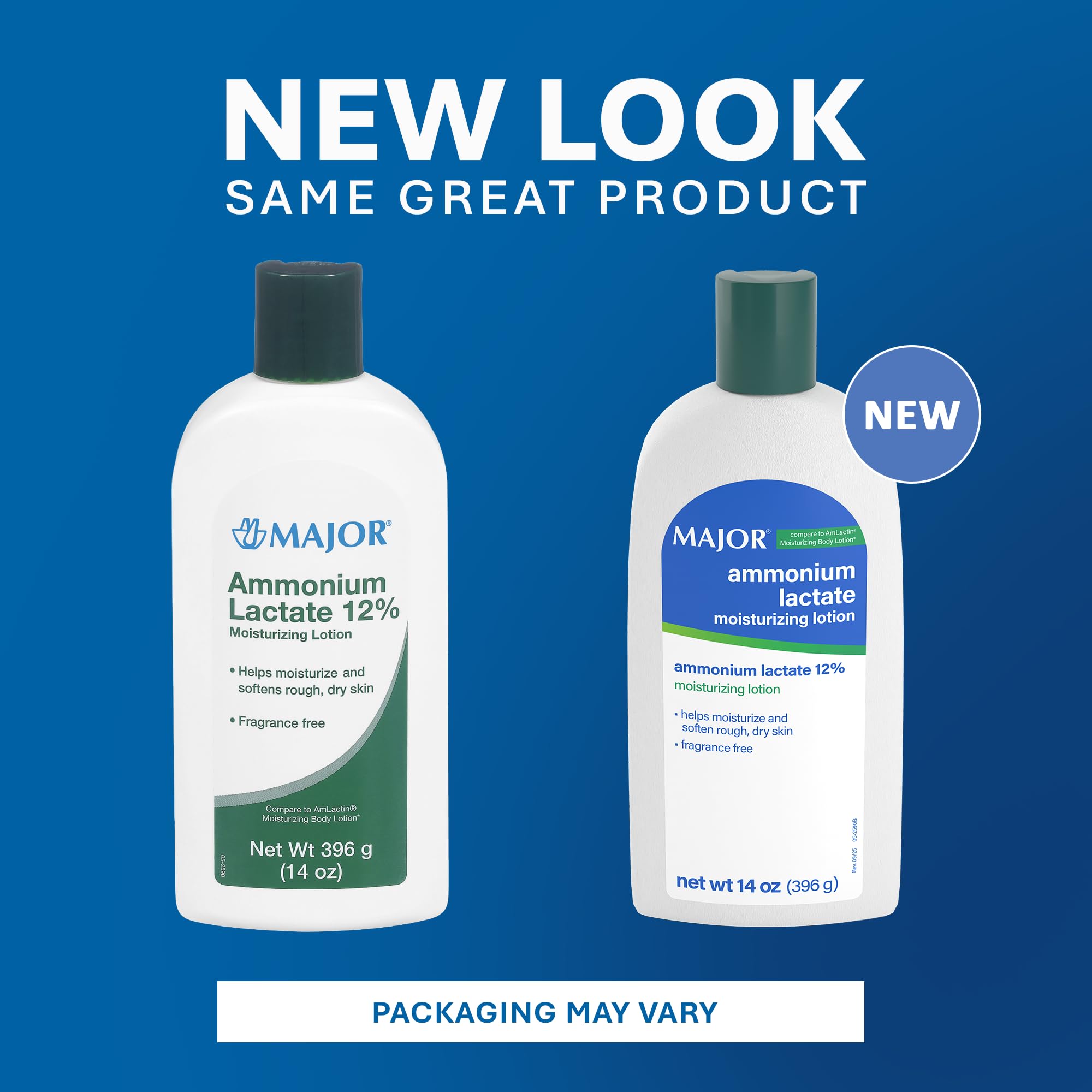 Major Ammonium Lactate 12% lotion two-pack for ongoing daily care