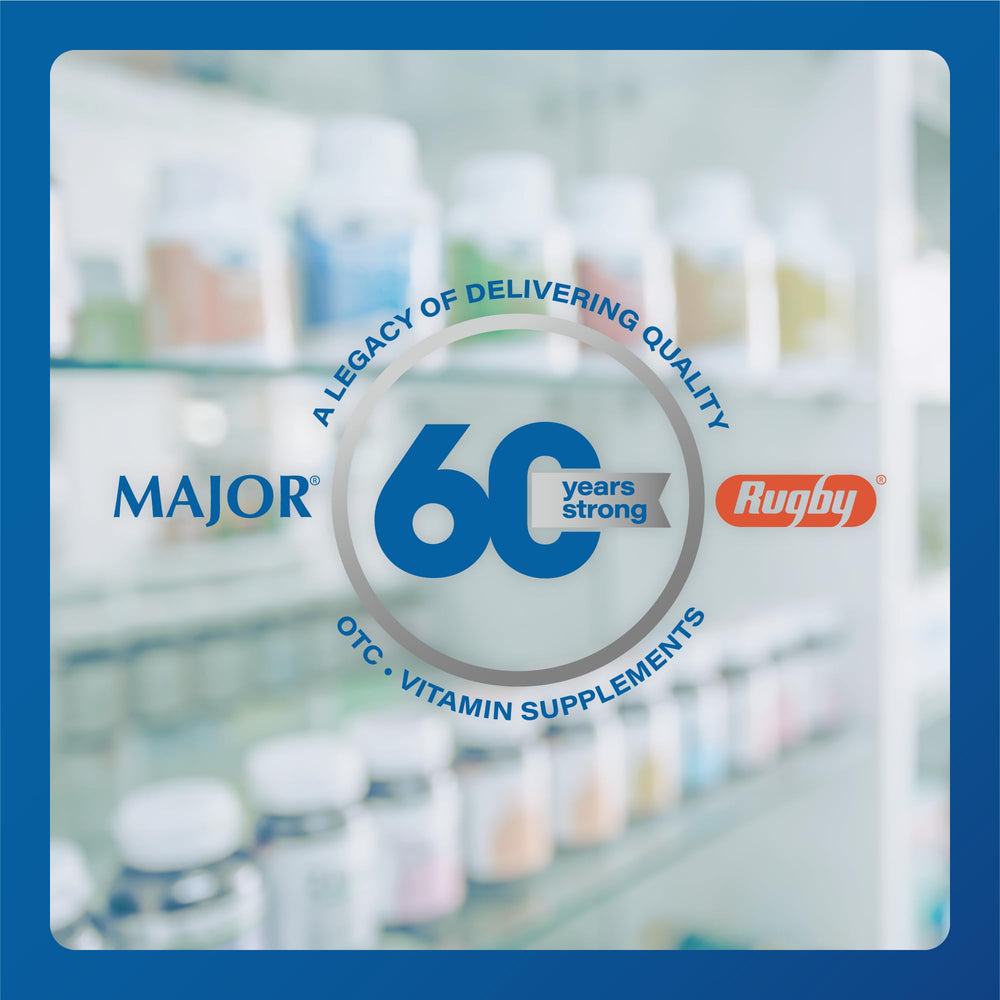 Major Oyster Shell Calcium 500mg ingredients list notes gluten-free and soy.